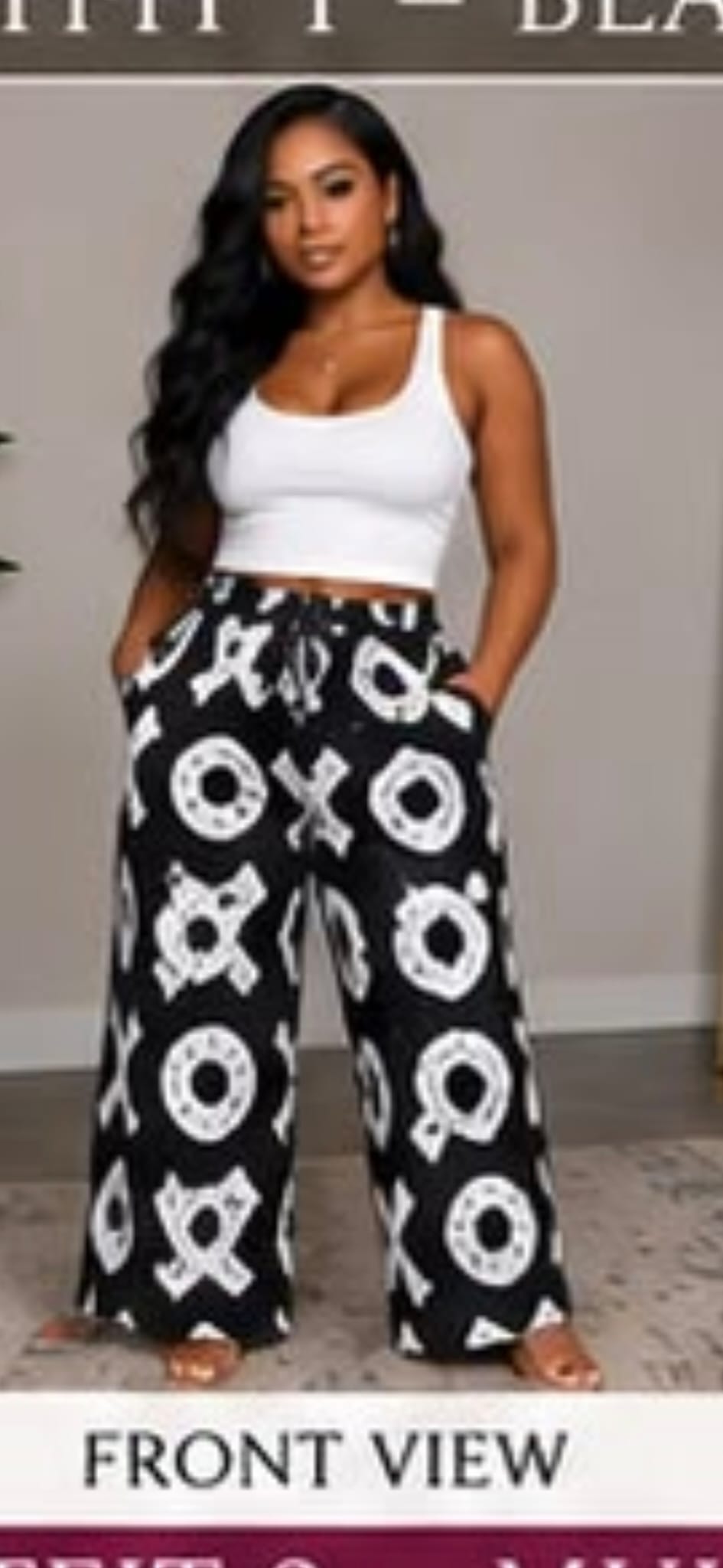 Wide-Leg Palazzo Pants