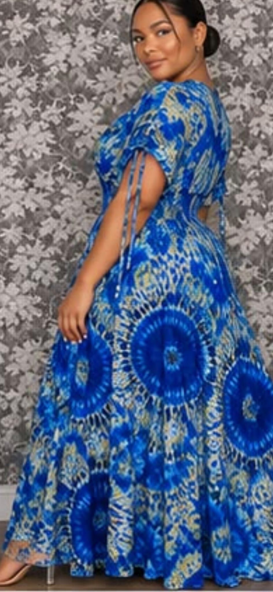 Tie-Dye Maxi Dress – Plus Size