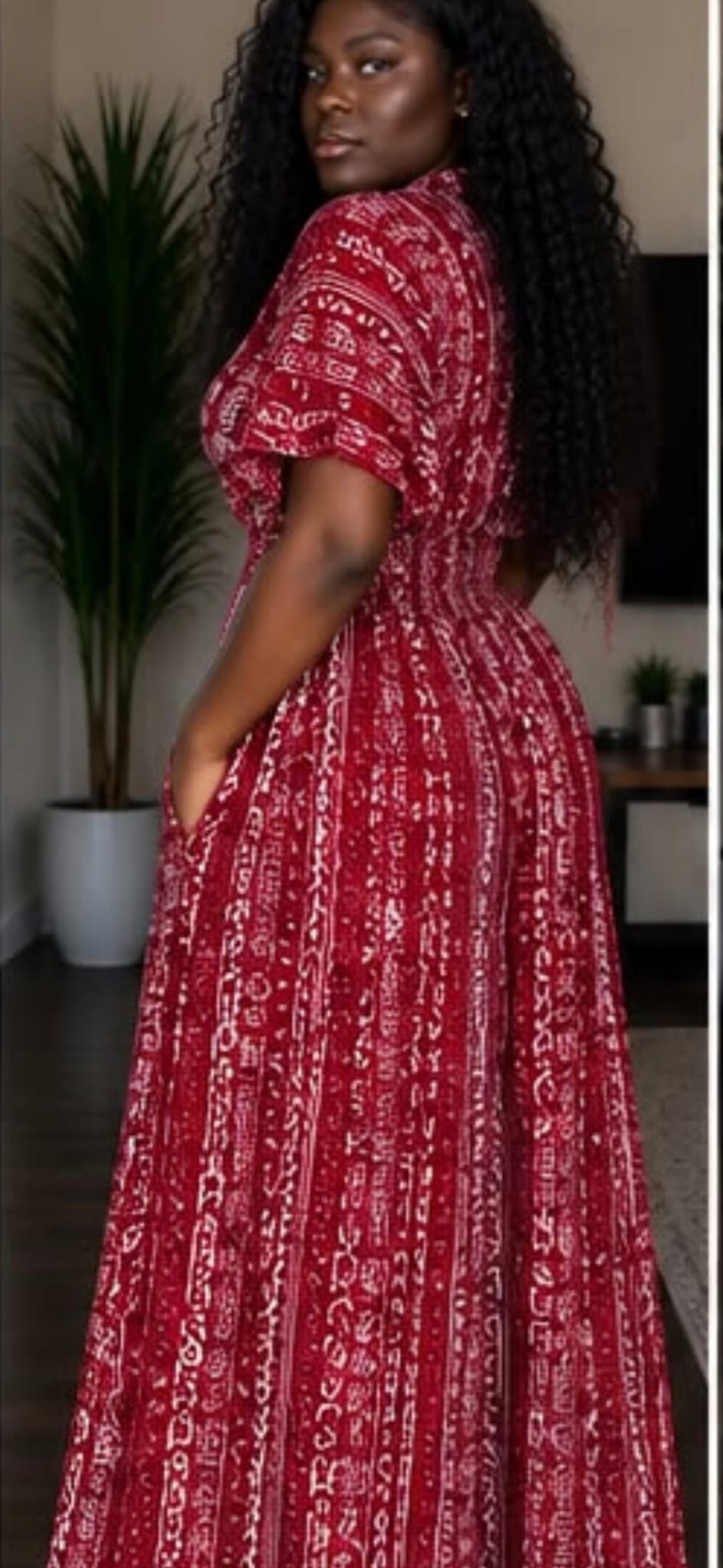 Tie-Dye Maxi Dress – Plus Size