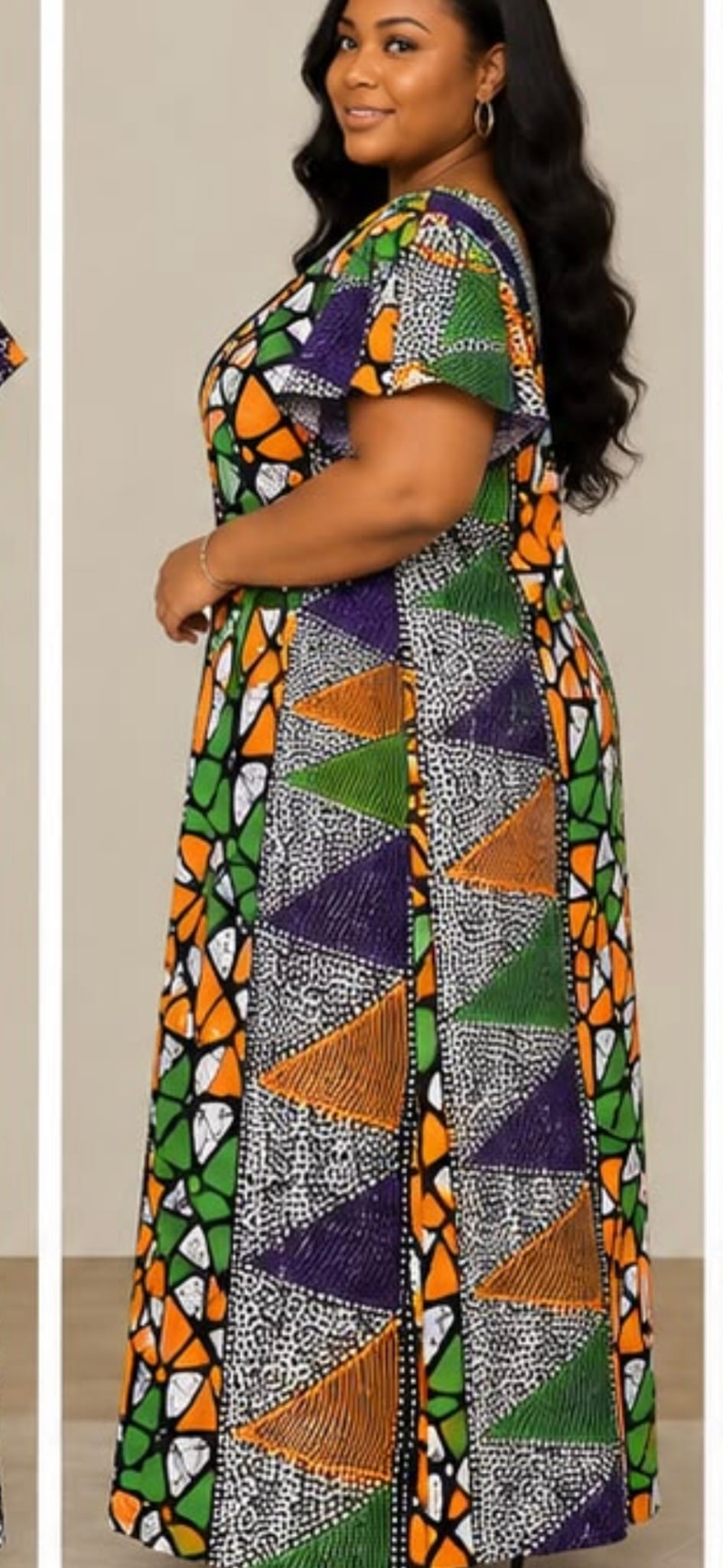Women’s Statement Print Maxi Dress