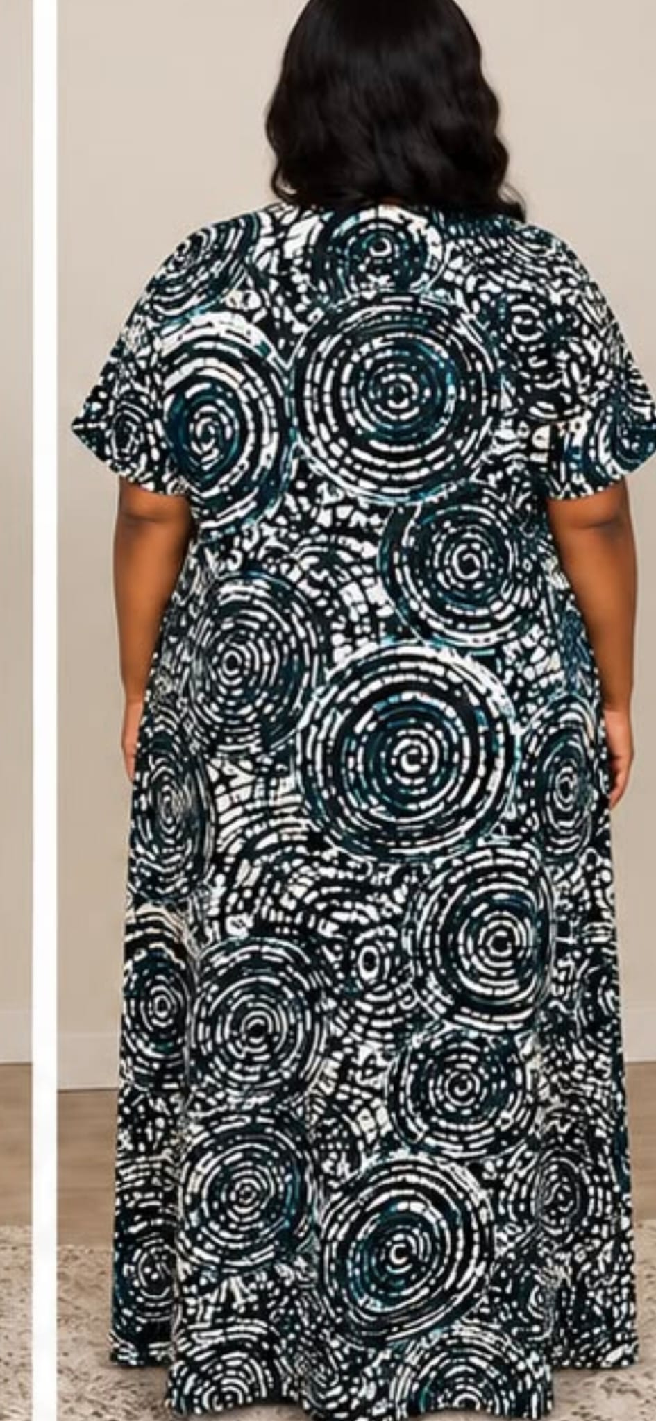 Women’s Statement Print Maxi Dress