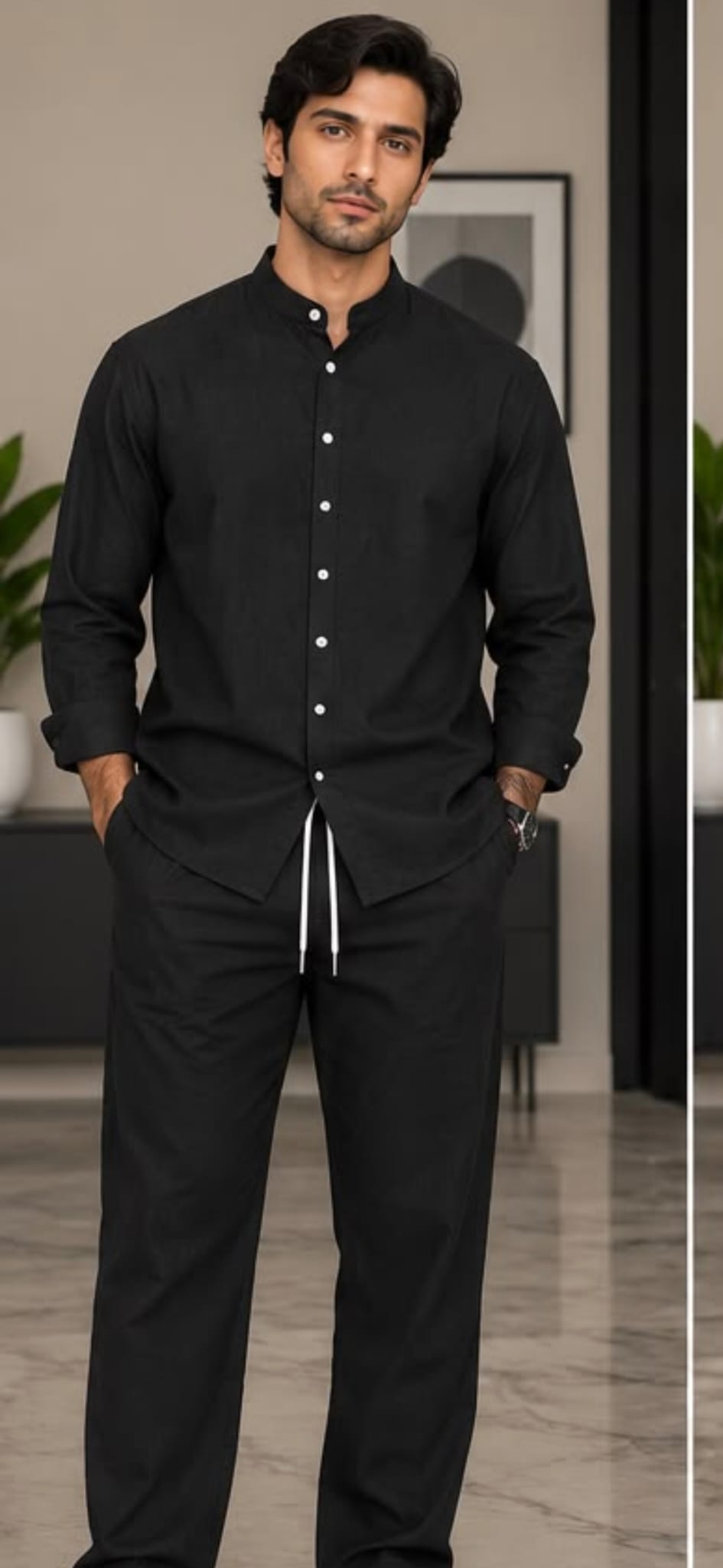 Men’s Textured Co-Ord Set
