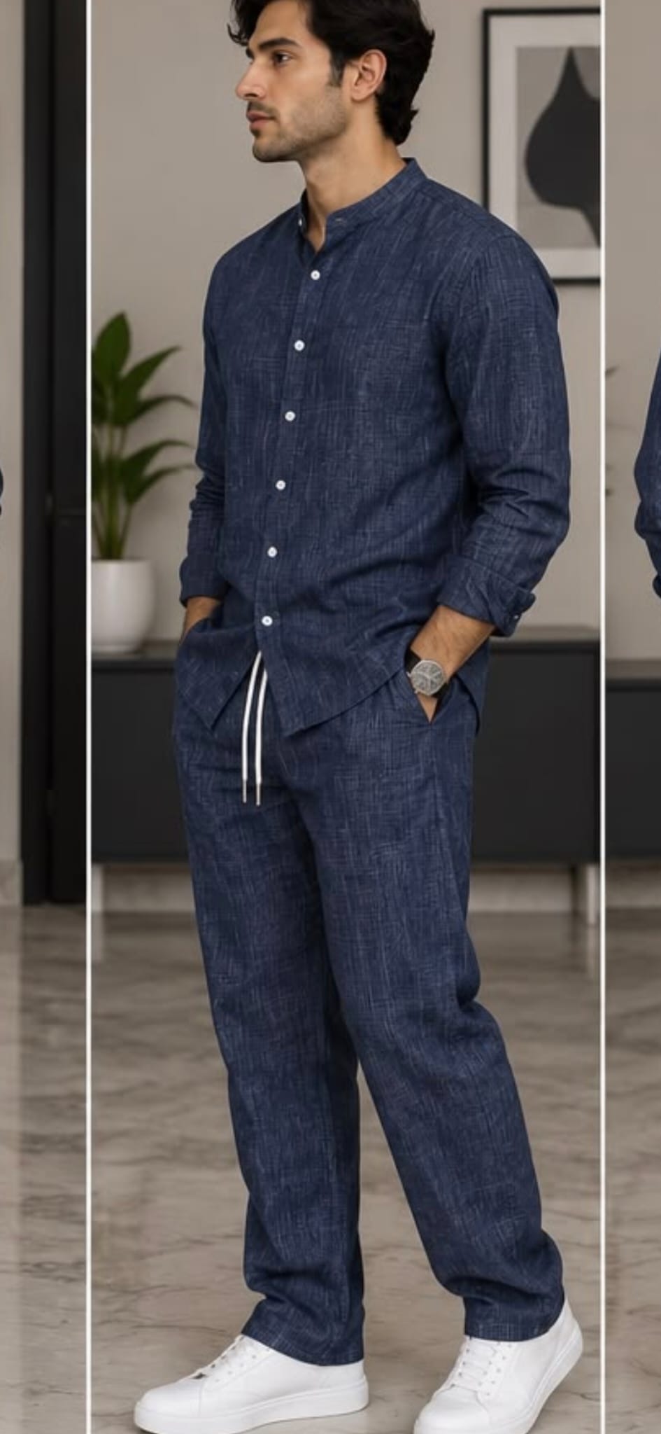 Men’s Textured Co-Ord Set